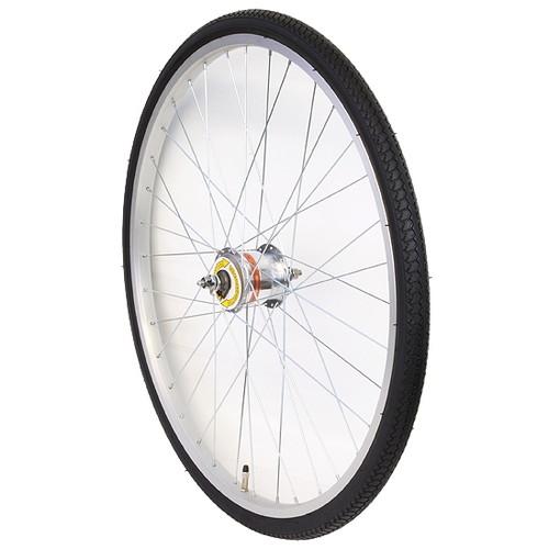 GRK 【完組】前ホイール 27×1 3/8 ハブダイナモ付(タイヤ・チューブ付 