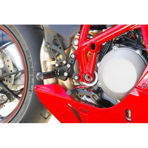 ACパフォーマンス アルミ ブラック/ゴールド(フロント)ZX-6R 00-02 バイク