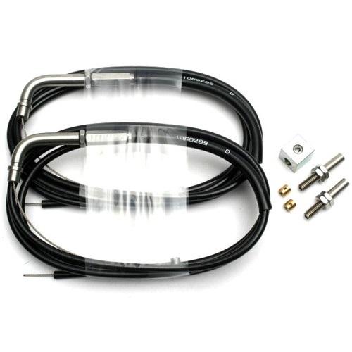 ACTIVE 汎用スロットルワイヤー T-EVO 1400mm 2本入 1060300 バイク