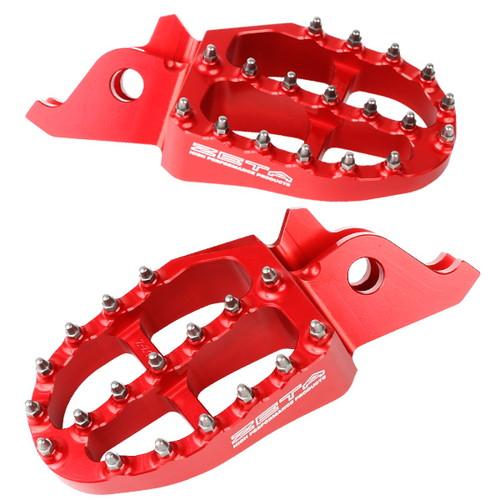 ZETA(ジータ) アルミフットペグ RED CRF150R/250R/450R/450RX/250X