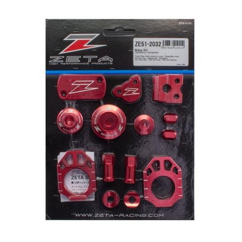 ZETA(ジータ) バイク 外装パーツ ビレットキット RED CRF250R 10-17/CRF450R 02-16