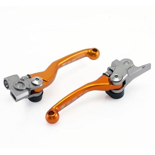 ZETA(ジータ) ピボットレバーセット FP 3フィンガー オレンジ KTM 125