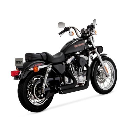 VANCE&HINES SHORT SHOTS STAGGERED BLK SPORTSTER 99-03 1800-1935