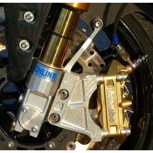 クレバーウルフZX-12Rオーリンズフロントフォーク用キャリパー