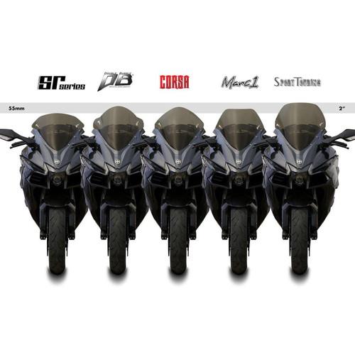 ZERO GRAVITY スクリーン コルサ スモーク Ninja H2 SX/SE(18-19