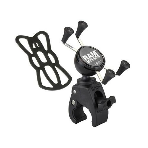 RAM MOUNTS Xグリップ&タフクランプ スマートフォン用 テザー付 RAM