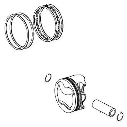 SP武川(スペシャルパーツ武川) PISTON KIT (123cc) Super Head 4Valve