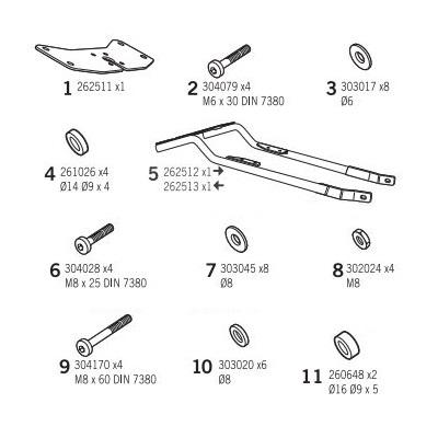 確認 SHAD(シャッド) トップマスターフィッティングキット Z125(19-24