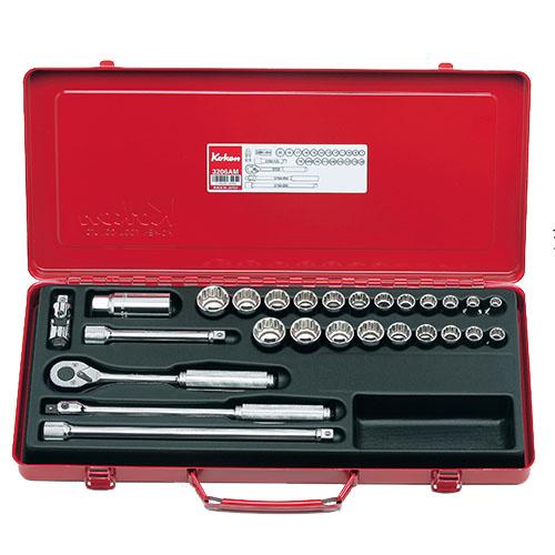Ken-z様 ko-ken 3206A 3/8(9.5mm)SQ. ソケットセット 17ヶ組 ハンドツール用
