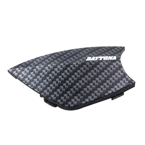 DAYTONA DT-E1ヘルメット用インカム カーボン調カバー付き DAYTONA フェイスパネル カーボン調 (DT-E1オプション品) 15117 バイク