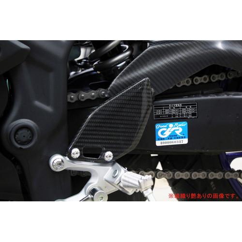 SPEEDRA ヒールプレート 左右セット ドライカーボン 綾織り/艶消し CYA1001TM バイク ステップ・ステップゴム_1