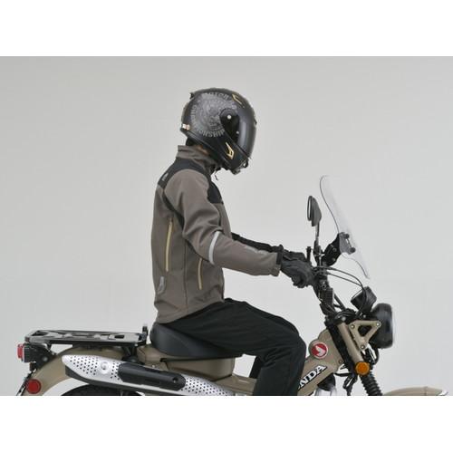 美品ハンターカブDAYTONAウインドシールドRS(クリアー/ミドルサイズ) DAYTONA ウインドシールドRS クリア/ミドル クリア CT125 16885 バイク