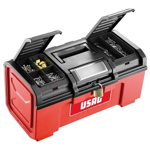 USAG(ウーザック) 樹脂製ツールボックス 19インチ 641TB 工具箱 USAG(ウーザック) 樹脂製ツールボックス 19インチ 641TB 工具箱