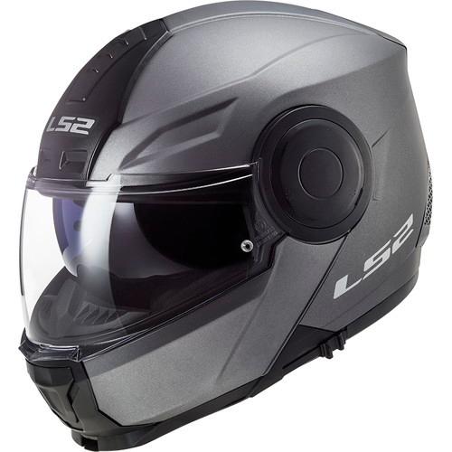 LS2 エルエス2 バイク システムヘルメット SCOPE チタニウム 14101905 いいスタイル マット 【驚きの値段で】 XL