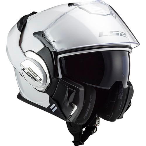 LS2(エルエス2) バイク システムヘルメット VALIANT ホワイト S ホワイト システムタイプ04