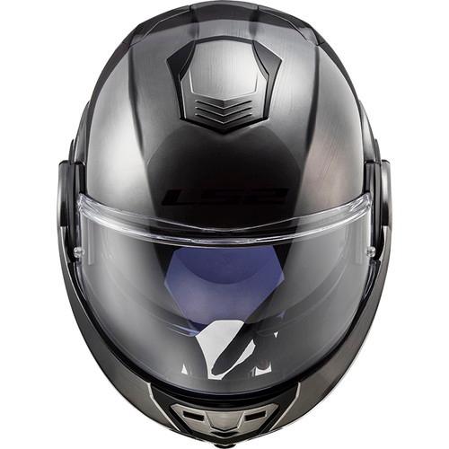 LS2(エルエス2) バイク システムヘルメット VALIANT チタニウム XL チタニウム システムタイプ01