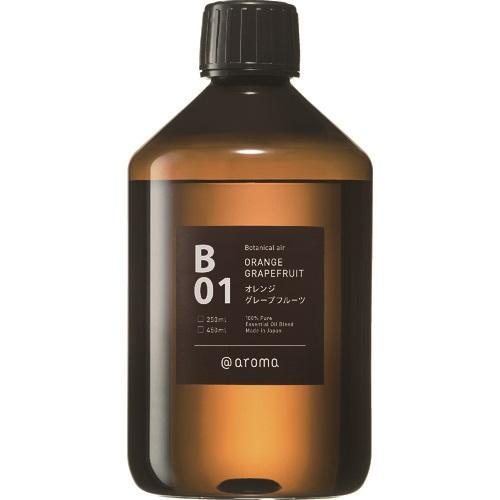 【新品】@aroma エッセンシャルオイル オレンジグレープフルーツ450ml aroma エッセンシャルオイル B01 オレンジグレープフルーツ 450ml