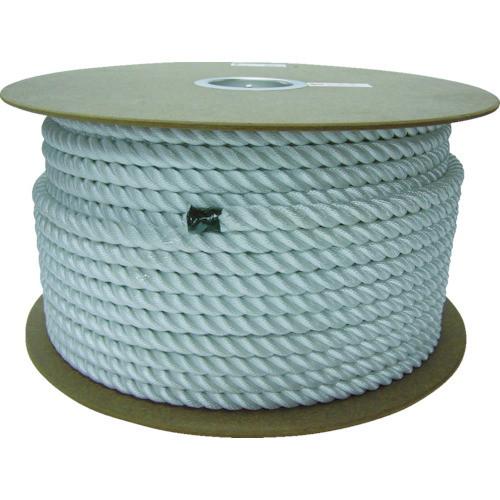 ユタカ PEカラーロープ ドラム巻 ホワイト 12mm×100m