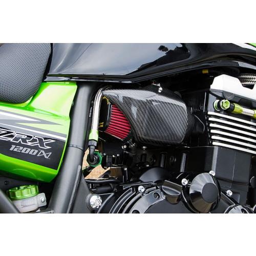 PMC ZRX1200DAEG カーボンインジェクションカバー 綾織 171-322 バイク