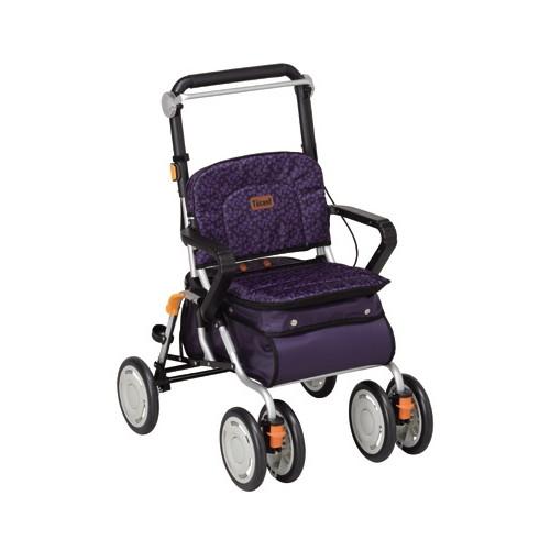 tacaof レコルティ プラムパープル ST10-PP 福祉 シルバーカー