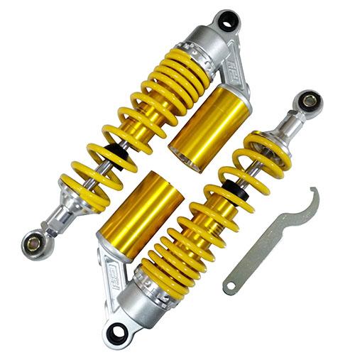 Optimum リアショック 320mm イエロー/ゴールド バイク : パーツ