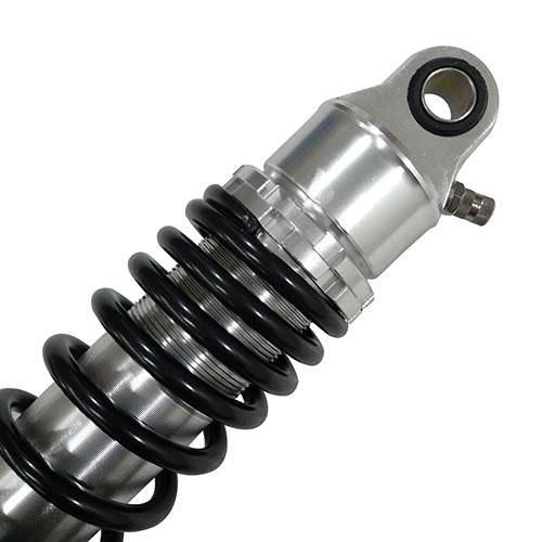Optimum リアショック 320mm シルバー/ブラック バイク : パーツ
