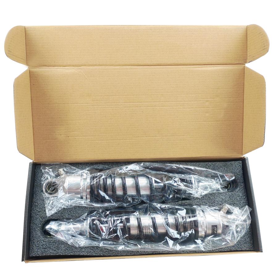 Optimum リアショック 320mm シルバー/ブラック バイク : パーツ