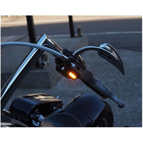 NEO FACTORY 025608 ハンドルLEDウィンカースモーク クローム 99y-BT・96-03yXL バイク ウインカーの画像