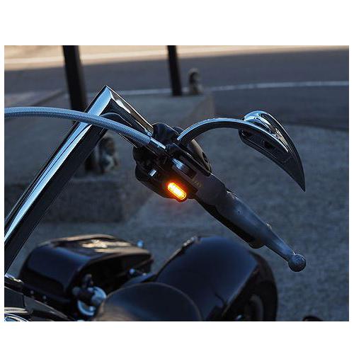 NEO FACTORY 025612 ハンドルLEDウィンカースモーク クローム 14y-XL バイク ウインカーの画像