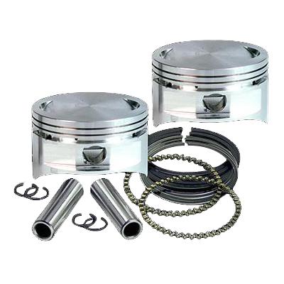 専用品 S&S CYCLE 024993 4ボア 鍛造ピストンセットSTD V113 92-1410 バイク