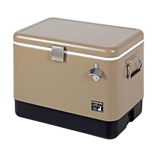 キャプテンスタッグ スチールフォームクーラー51L カーキ UE-80 