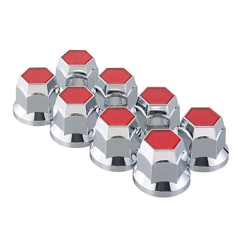 PA-MAN(パーマン) プラ ナット キャップ 33mm 赤色レンズ付 新ISO規格 