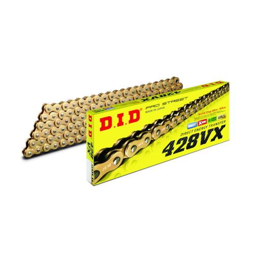 DID(大同工業) VXシリーズチェーン 428VX-70L FJ(軽圧入クリップ