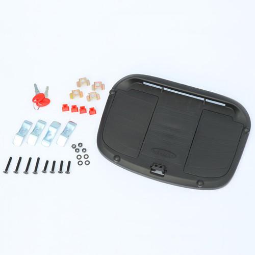 SHAD バイク トップケース リアボックス SH47 ホワイト カーボン 47L