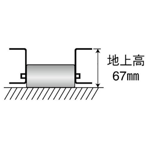 PA-MAN(パーマン)　物流用品　運搬用品・搬送機器　ローラー台(パレット移動用　1.5トン)　PRD15W