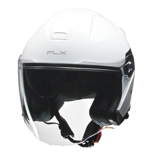FLX ジェットヘルメット ホワイトXL リード工業(LEAD) FLX ジェットヘルメット ホワイト LL(XL) バイク
