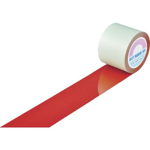 日本緑十字社　物流用品　テープ・バンド・シール　赤　ガードテープ(ラインテープ)　100mm幅×20m　GT-102R　屋内用