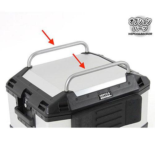 HEPCO\u0026BECKER エクスプローラーTC45用メタルラック(シルバー) 610-093-0009 バイク ケース・バッグアクセサリーの画像