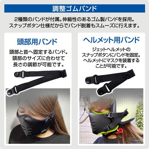 DELTA DIRECT バイク用フェイスマスク 鴉 KARASU MASK ブラック D-2173
