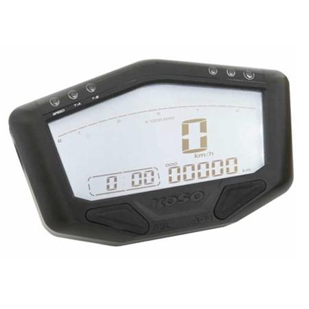 KOSO(コーソー) DB-02R LCDマルチメーター KS-DB02R-W バイク : パーツ