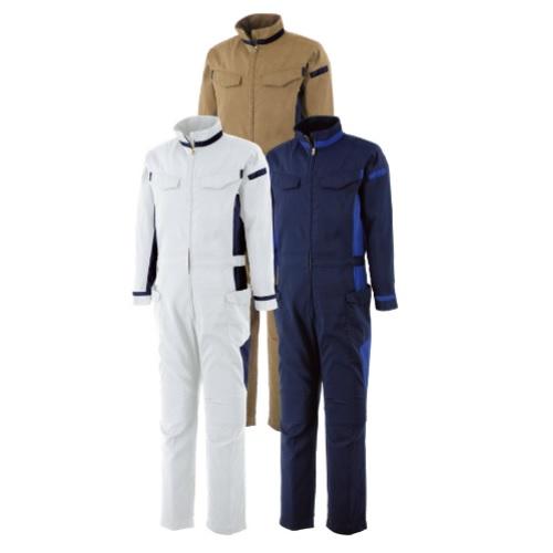 アサヒ産業 長袖ツナギ服 ブルー S 2210 作業・保安用品 : パーツ