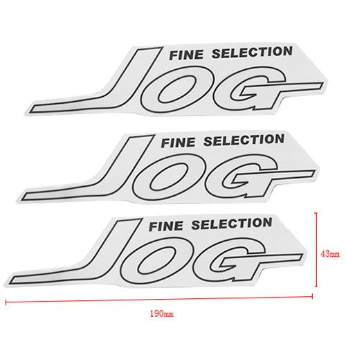 ヤマハ ジョグ JOG ファインセレクション デカール 3点 ブラック 