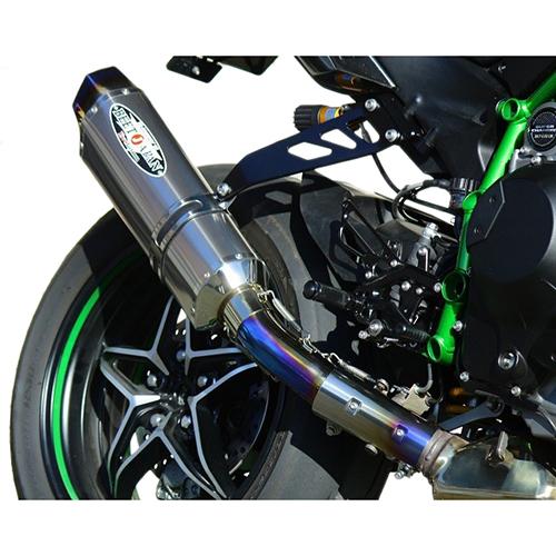 BEET(ビート) NASSERT Evolution TypeII スリップオン TI/TI Ninja H2 CARBON(19-) 0222-KG9-50 バイク スリップオンマフラー・サイレンサー_2