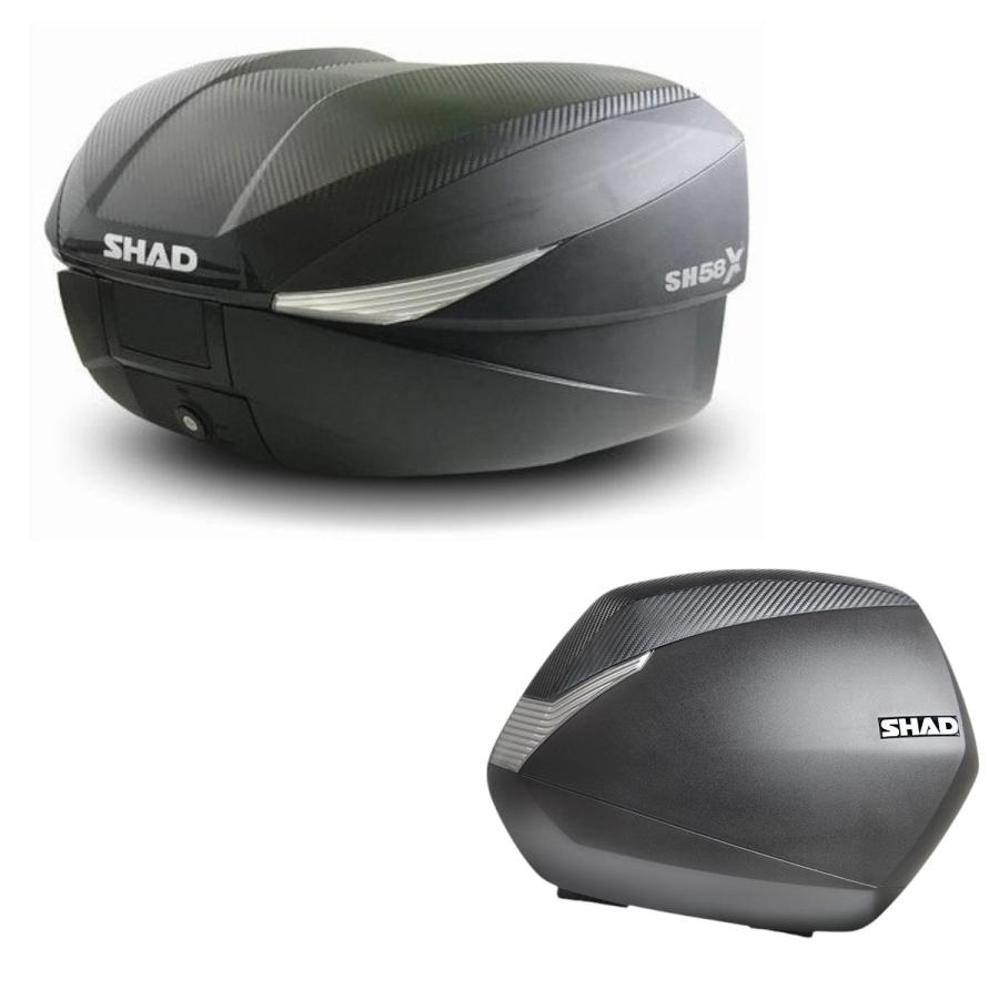 SHAD(シャッド) バイク トップケース・リアボックス 【セット売り 