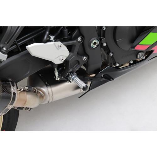 ACTIVE ステップバー (タンデム側) シルバー 72mm 17710004S バイクの画像