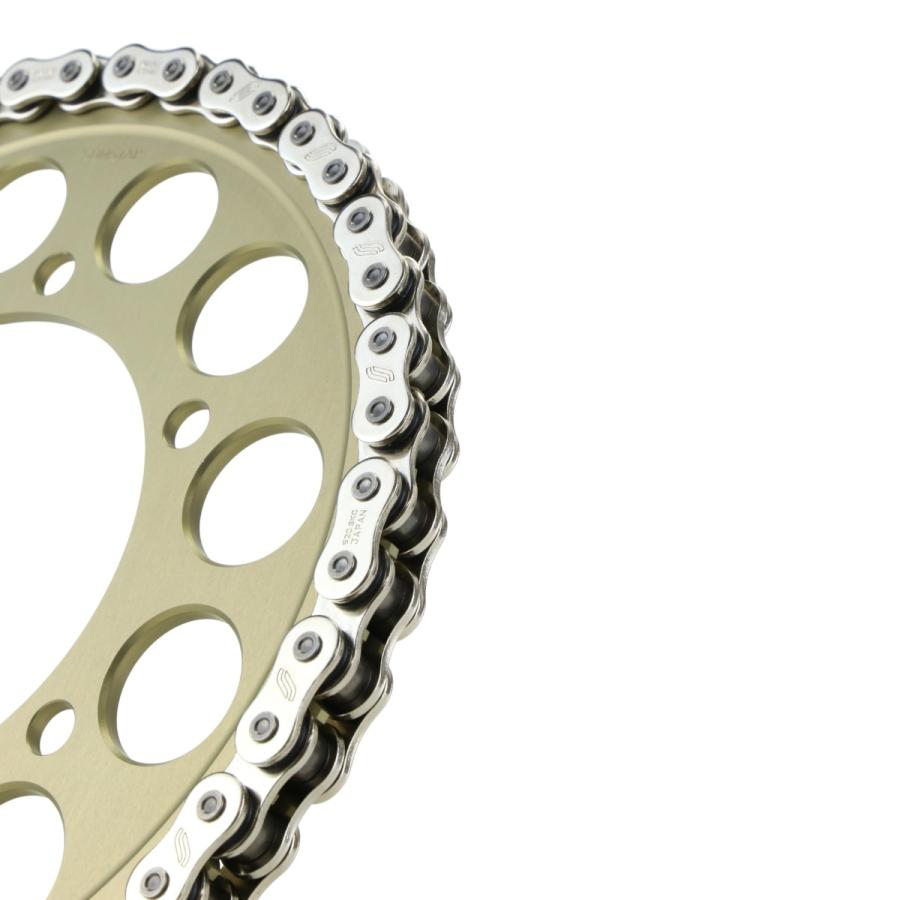 SUNSTAR モーターサイクルチェーン 520-112L シルバー SS520SKC-112SV 