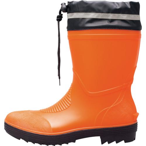 XEBEC(ジーベック) ショート丈安全長靴85763-82 オレンジ M 8576382M