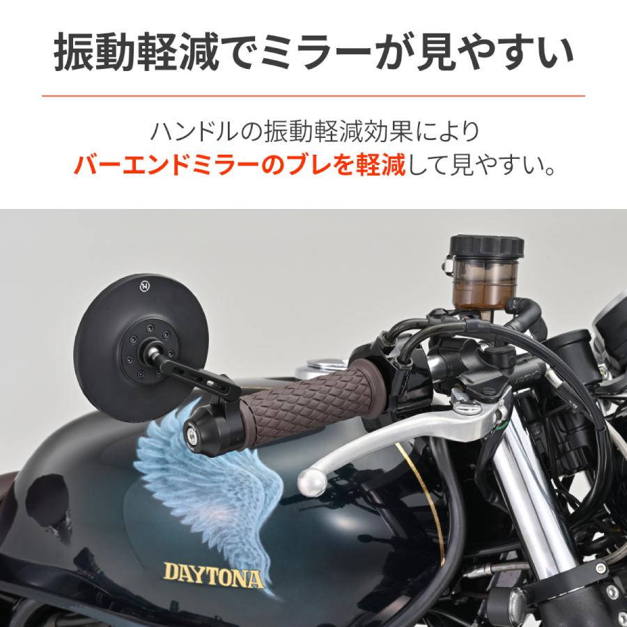 み DAYTONA ヘビーウエイトバーエンドミラーアダプター 汎用タイプ