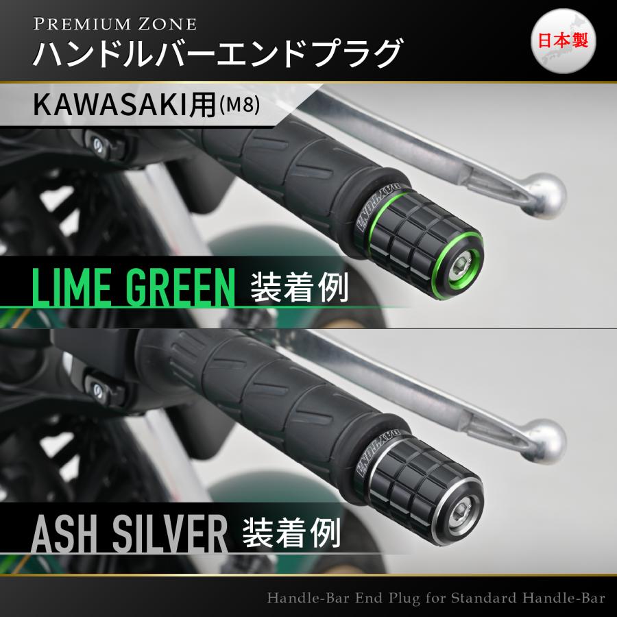 DAYTONA PREMIUM ZONE ハンドルバーエンドプラグ カワサキ車用(M8