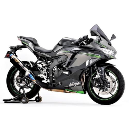 BEET(ビート) バイク カスタムマフラー NASSERT Evolution Type II スリップオンマフラー Ninja ZX-4R/RR(23-) ブルーチタン 0228-KH8-BL｜partsdirect｜02